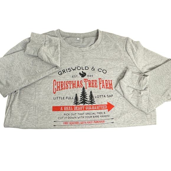 NWOT Griswold Christmas Tree Farm Graphic Tee-Shirt Top - Picture 7 of 13